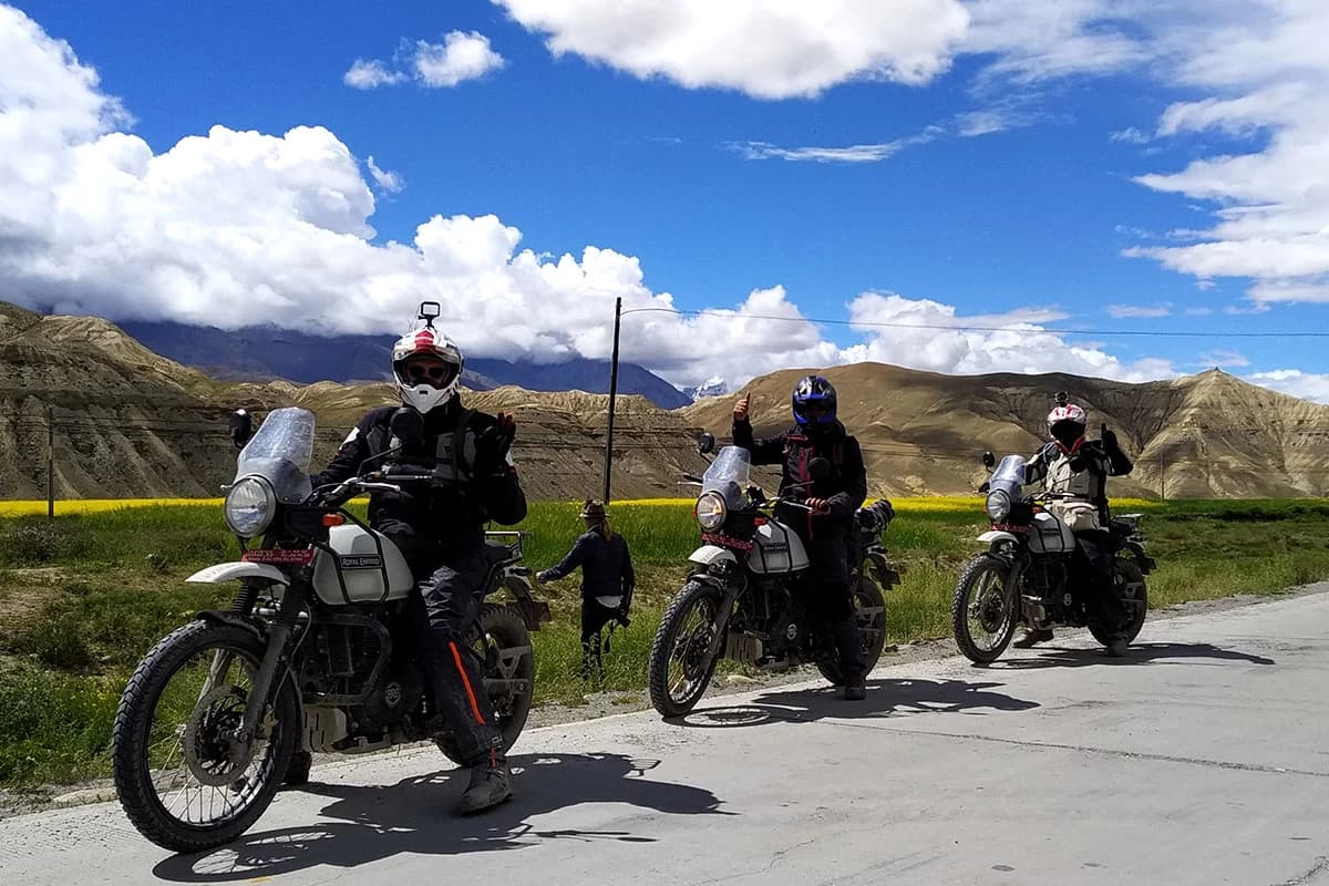 Kathmandu to Lhasa Motor Bike Tour Via Everest Base Camp